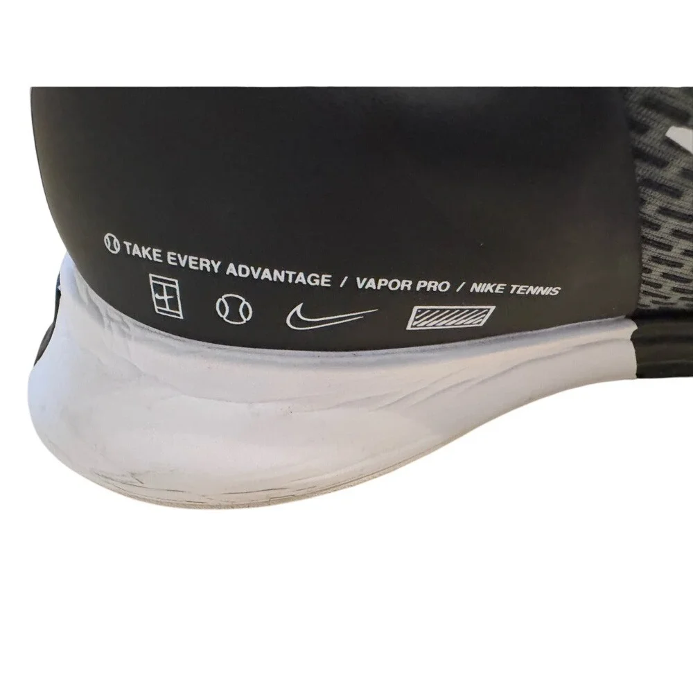 Nike Zoom Vapor Pro 2‎ HC Black Women Sz 8 Tennis Hard Court Shoes